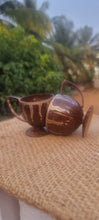 Load image into Gallery viewer, Coconut Shell Coffee Mugs (set of 2)