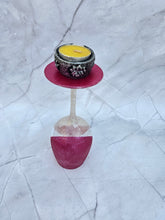 Load image into Gallery viewer, Wine Glass Candle Holder