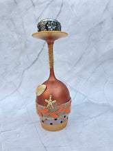 Load image into Gallery viewer, Wine Glass Candle Holder