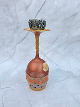 Load image into Gallery viewer, Wine Glass Candle Holder