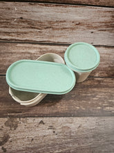 Load image into Gallery viewer, Lunch Box - Oval (600 ml) | Made from Rice Husk | Recycled - Pastel Colors