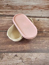 Load image into Gallery viewer, Lunch Box - Oval (600 ml) | Made from Rice Husk | Recycled - Pastel Colors