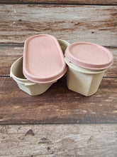 Load image into Gallery viewer, Lunch Box - Oval (600 ml) | Made from Rice Husk | Recycled - Pastel Colors