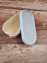 Load image into Gallery viewer, Lunch Box - Oval (600 ml) | Made from Rice Husk | Recycled - Pastel Colors