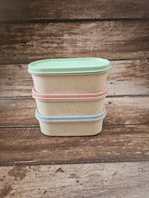 Load image into Gallery viewer, Lunch Box - Oval (600 ml) | Made from Rice Husk | Recycled - Pastel Colors