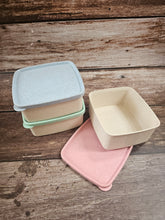 Load image into Gallery viewer, Lunch Box - Square (500 ml) | Rice Husk | Recycled | Pastel Colors