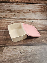 Load image into Gallery viewer, Lunch Box - Square (500 ml) | Rice Husk | Recycled | Pastel Colors