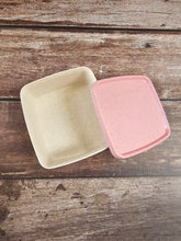 Load image into Gallery viewer, Lunch Box - Square (500 ml) | Rice Husk | Recycled | Pastel Colors