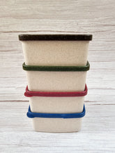 Load image into Gallery viewer, Lunch Box - Square (500 ml) | Rice Husk | Recycled | Dark Colors