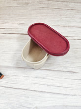 Load image into Gallery viewer, Lunch Box - Oval (600 ml) | Made from Rice Husk | Recycled - Dark Colors