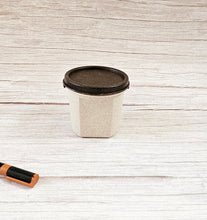 Load image into Gallery viewer, Lunch Box - Round (350 ml) | Made from Rice Husk | Recycled - Dark Colors