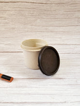 Load image into Gallery viewer, Lunch Box - Round (350 ml) | Made from Rice Husk | Recycled - Dark Colors