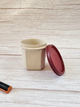 Load image into Gallery viewer, Lunch Box - Round (350 ml) | Made from Rice Husk | Recycled - Dark Colors