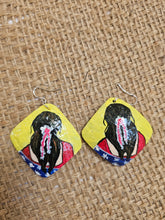 Load image into Gallery viewer, Hand Painted - Coconut Shell Earrings - Divya