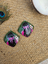 Load image into Gallery viewer, Hand Painted - Coconut Shell Earrings - Tara