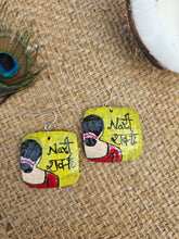 Load image into Gallery viewer, Hand Painted - Coconut Shell Earrings - Shakthi