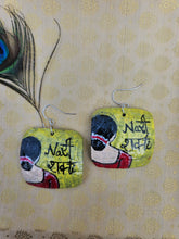 Load image into Gallery viewer, Hand Painted - Coconut Shell Earrings - Shakthi