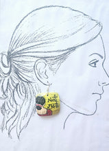 Load image into Gallery viewer, Hand Painted - Coconut Shell Earrings - Shakthi