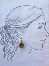 Load image into Gallery viewer, Wine Cork Earring | Buddha Zen