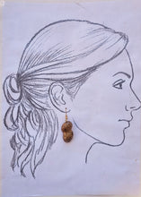 Load image into Gallery viewer, Peanut Shell Earrings | Real Peanut