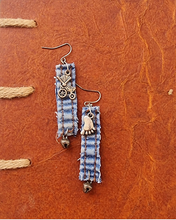 Load image into Gallery viewer, Denim Earrings