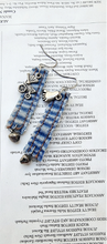 Load image into Gallery viewer, Denim Earrings