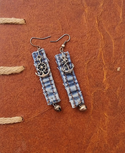Load image into Gallery viewer, Denim Earrings