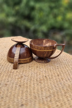 Load image into Gallery viewer, Coconut Shell Coffee Mugs (set of 2)