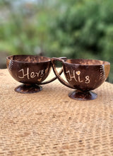 Load image into Gallery viewer, Coconut Shell Coffee Mugs (set of 2)