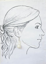 Load image into Gallery viewer, Chess Earrings | Horse - Black & White - Game Changer!!