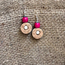 Load image into Gallery viewer, Wine Cork Earrings