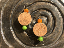 Load image into Gallery viewer, Wine Cork Earring