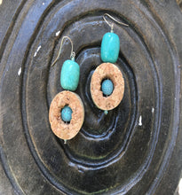 Load image into Gallery viewer, Wine Cork Earring