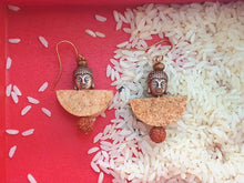 Load image into Gallery viewer, Wine Cork Earrings