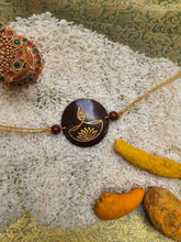Load image into Gallery viewer, Coconut Shell Rakhi - Diya

