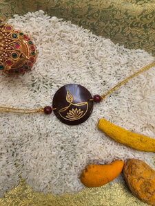 Coconut Shell Rakhi - Diya