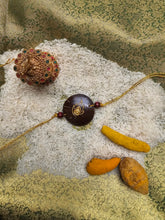 Load image into Gallery viewer, Coconut Shell Rakhi - Krishna
