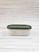 Load image into Gallery viewer, Lunch Box - Oval (600 ml) | Made from Rice Husk | Recycled - Dark Colors
