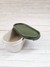 Load image into Gallery viewer, Lunch Box - Oval (600 ml) | Made from Rice Husk | Recycled - Dark Colors
