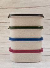 Load image into Gallery viewer, Lunch Box - Oval (600 ml) | Made from Rice Husk | Recycled - Dark Colors
