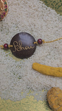 Load and play video in Gallery viewer, Coconut Shell Rakhi - Bhai (English)
